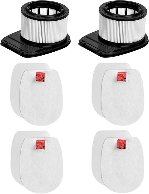 IZ662H IZ682H Filters for Shark Rocket Pet Pro Stick Vacuums, 2 Pack Filter, 4 Pack Foam & Felt Filter Kit