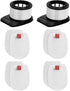IZ662H IZ682H Filters for Shark Rocket Pet Pro Stick Vacuums, 2 Pack Filter, 4 Pack Foam & Felt Filter Kit