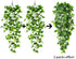 CEWOR 2pcs Fake Hanging Plants, 3.6ft Artificial Ivy Vine for Indoor Outdoor Home Decor (No Baskets)