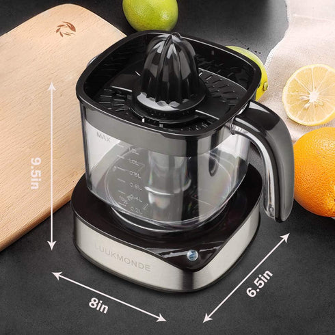 Electric Citrus Juicer 1.2L, Powerful Orange Juicer with LED Working Lamp for Lemon and Lime