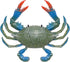 RAYNAG Fake Plastic Blue Crab, 6 Inch Simulated Sea Animal Crab Figurine