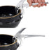 Aluminum Hot Pot Tongs Holder for Dolsot, Korean Stone Ceramic Bibimbap Bowl, Sizzling Hot Pot (SILVER)