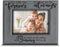 BELLA BUSTA Engraved Leather Picture Frame - I'll Love You Forever, I'll Like You for Always - Family Frame (5 x 7