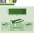 XLX TURF 12 x 36 Inches Artificial Grass Table Runner - Green Fake Grass Turf for Golf Football Party Decorations,