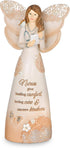 Pavilion Gift Company 19075 Nurse Angel Figurine, 6-Inch, Silver and White
