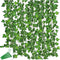 KUPOO 12 Strands 84 Feet Artificial Ivy Leaf Plants Vine Hanging Garland for Wedding Party Decoration