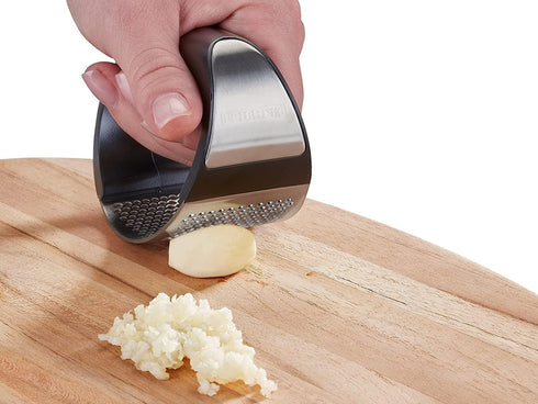 Leifheit Garlic-King Proline Garlic Press Rocker, Time Saving, Durable Strong Mincer Tool - Easy to Use & Clean