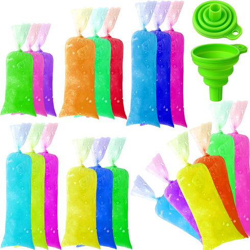 450 Pcs Ice Lolly Bags Disposable Ice Cream Mold Bags with Silicone
