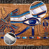 Ine Ive Egyptian Horus Eye Tapestry, Ancient Egyptian Gods Pharaohs Hieroglyphic Tapestries, 80x60inch for Decoration