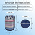 2 Pack Collapsible Pop Up Laundry Hamper, Large Capacity Mesh Laundry Basket for Apartments & Student Dorms (Beige+Blue)