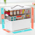 Homaigie 3-Tier Extra Tall Medicine Cabinet Organizer for Upright Medicine Bottles Organizer, Portable Medicine Storage