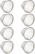 Luxshiny 8Pcs Stainless Steel Tea Strainer Insert, Metal Mesh Infuser for Loose Tea Leaves, Replacement for Teapot