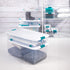STERILITE Latching Storage Box with See-Through Base, 32-Qt