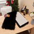 Table Runner, Modern Small Black Dresser Fur Table Runners for Christmas Wedding Party Holiday Birthday Home Farmhouse