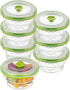 Restaurantware-Fresh Hero 16 Ounce Storage Containers - Durable Airtight Food Containers, Green Silicone