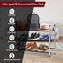Adjustable Expandable Shoe Rack Storage Organizer, Large Free Standing Closet Shelf for Bedroom, 3 Tier