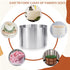 Hushee Cake Mold 6 to 12'' Adjustable Cake Ring, Round Stainless Steel Baking Supplies, 5.91 Inch