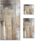 MATEKULI Taupe Grey Bath Towels Set,3 Piece Brown Beige Ombre Towels Set(1 Bath