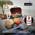 4pcs Set ROMANTICIST Heavy Duty Grill Accessories for Top Chef - Professional Grill Tool & Basic BBQ Tools for Backyard