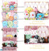 5 17x61 Inch Tier Stuffed Animal Storage Shelf Net, Large Plushie Net w/LED Light & Clips for Mini Medium Stuffy Teddy