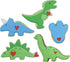 Ann Clark Dinosaur Cookie Cutters, 5-Pc Set, Made in USA, Triceratops, Stegosaurus, T-Rex, Brontosaurus, Dino Footprint