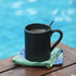 Crystalware Plastic Stir Straw, Sip Stirrer | For Coffee and Cocktail, 7 1/2 Inches 1000/Box, Black