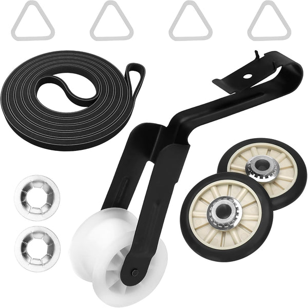 4392065 Dryer Repair Kit with 341241 Dryer Belt, 349241t, 691366, Parts for Whirlpool Kenmore Maytag Amana, Fits Model
