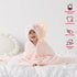 2 Pack 0-12 27.5 55 inch Hooded Towel for Kids, Coral Fleece Kids Bath Towels, Soft and Absorbent Toddler Towels