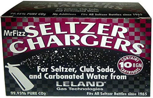 Leland 50 (LE10 CO2) CO2 soda chargers - 8g C02 seltzer water cartridges