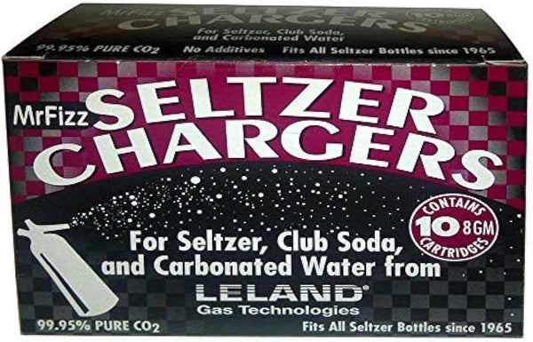 Leland 50 (LE10 CO2) CO2 soda chargers - 8g C02 seltzer water cartridges