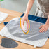 yueton 2PCS Thickened Silicone Electric Iron Mat, Heat-Resistant Ironing Board Mat for Travel Families