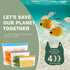 Dishwasher Safe Reusable Storage Bags - BPA Free PEVE Stand Up Sandwich Bags, Leakproof Gallon Freezer Bags