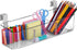 vacane Office Hanging Organizer, Clear Hanging Baskets for Organizing Over the Cabinet