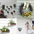 LEGLO 8 Pack No-Hole Needed Vinyl Siding Hooks for Hanging Frames, Picture Water Pump Wall Hooks