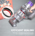Dust Bin Top Fixed Sealing Ring, Compatible with Dyson V10 SV12 Vacuum Cleaner, Replacement Parts with T8 Screwdriver