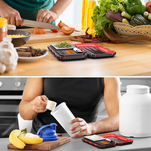 Digital Pocket Scale, 200g /0.01g Kitchen Scale, Electronic Smart Scale with 50g Calibration Weight, Mini Digital Scale
