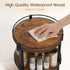 3 Countertop 10.2" 10.2" 18.5", Snughome Lazy Susan Organizer, Tier Rotating Spice Rack, Turntable Lazy Susan Kitchen