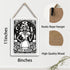 Krollma Funny Tarot Card Wall Art Decor Rustic Nurse Appreciation Gifts Witchy Vibes Hanging Sign, Nursing Witch Stuff