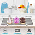 Tebery 2 Pack Heavy-Duty Black Wire Cooking Rack, Nonstick Baking & Cooling Grid for Roasting, Grilling - 16" x 10"