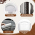 3 50oz Set Suclain Stainless Steel Coffee Grounds Canisters with Shelf x Sugar Coffee Bean Storage Container