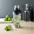 Host All in One Cocktail Shaker Set with Measurements, Reamer, Bottle Opener, Strainer, Jigger, 18 oz