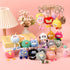 LiYiQ 30 Pcs Cute Plush Keychains Kawaii Keychain Bulk for Birthday Goodie Bags Pinata Toys Classroom Prizes Party