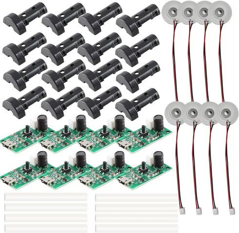 8 Pcs Atomization Disc, DC 5V USB Humidifieration Mist Maker, Atomization Module with Timing Switch for DIY Home