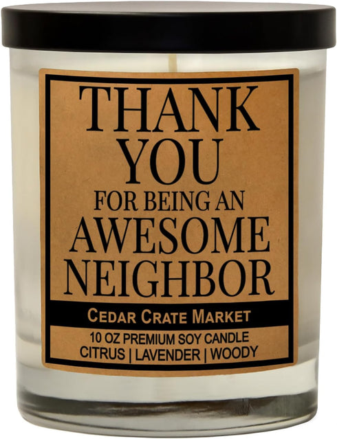 Housewarming Gifts for New Home, Funny Candle Present Ideas for Women, Men Couples, 100% Soy Wax, Made in USA