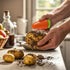 RADESCOO Carrot Vegetable Brush - Premium Vegetable Brush Scrubber for Food, Potatoes, Carrots and Fruits, Effective