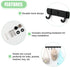 Ihomepark Wall Mounted Coat Hooks, Heavy Duty Metal 5 Coat Hanger Rack for Coat, Hat, Towel, Purse, Keys (Black)