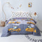 Cokouchyi Twin Size Comforter Set for Boys, 4-Piece Bed in a Bag,