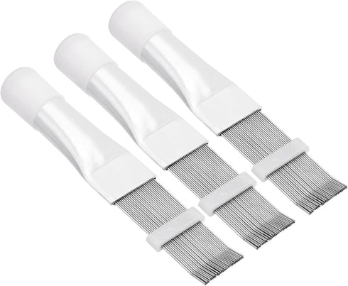 PATIKIL Air Conditioner Fin Comb, 3 Pack Stainless Steel Coil Cleaner Brush for Radiator Evaporator Repair