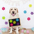 50 Pieces Retro Flower Cutouts - 60s Party Favors Paper Flower Cutout Hippie Decor for Christmas
