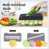SpaceHacks 12-in-1 7 Vegetable Chopper, Kitchen Gadgets with Blades, Veggie, Food, Onion Chopper, Cucumber Slicer